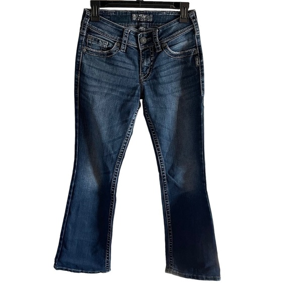 Silver Jeans Suki Surplus jeans size w26/L30 blue GUC - Picture 1 of 15